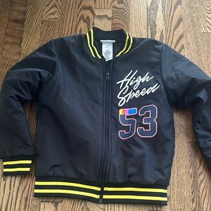 Kids NASCAR Black Jacket